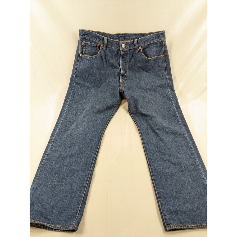 Levis 501 XX Mens‎  Button Fly Denim 34x27 (36x30 tag) Blue  Vintage Excellent